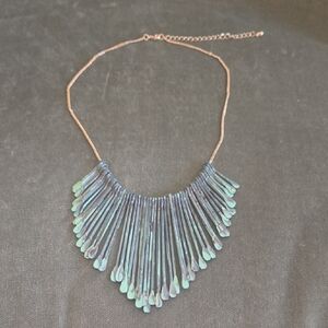 Elegant Blue and Green Necklace